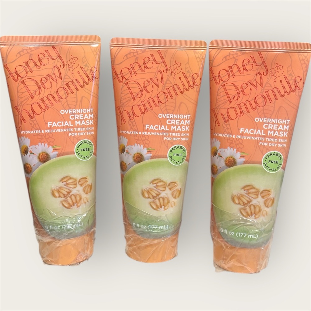 Bundle of 3 Honey Dee & Chamomile Overnight Cream Facial Mask
